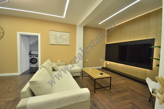 Modern apartment with a veranda for rent in Vedat Kokona Street, very close to Concord Center in the